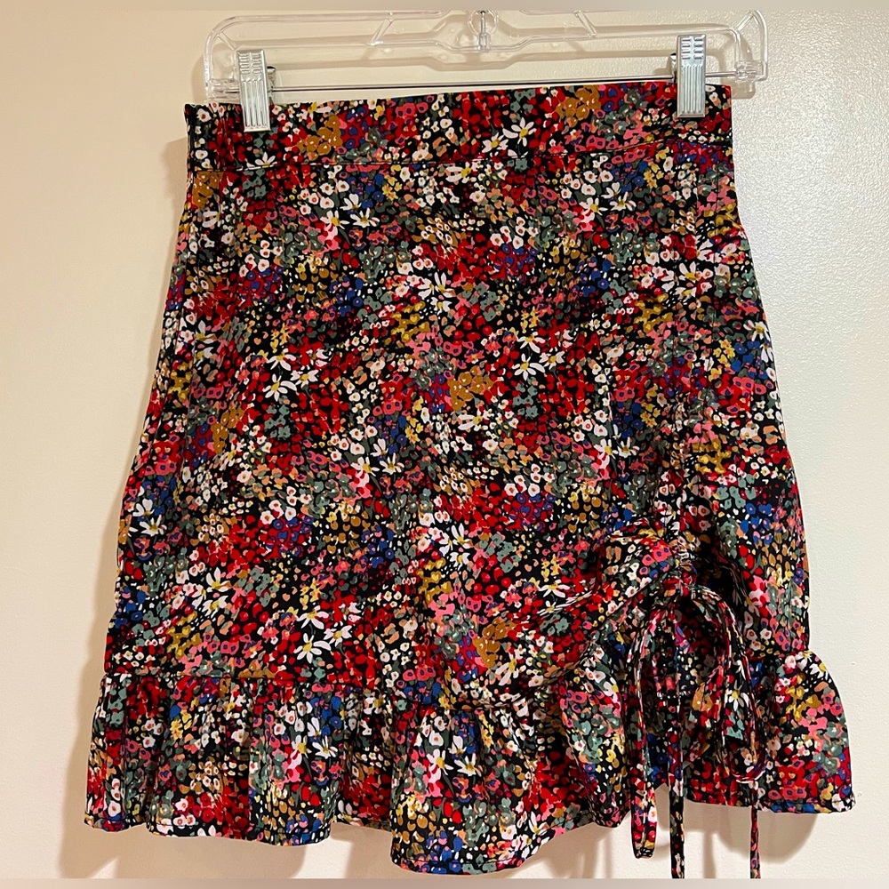 Floral Cinch Skirt